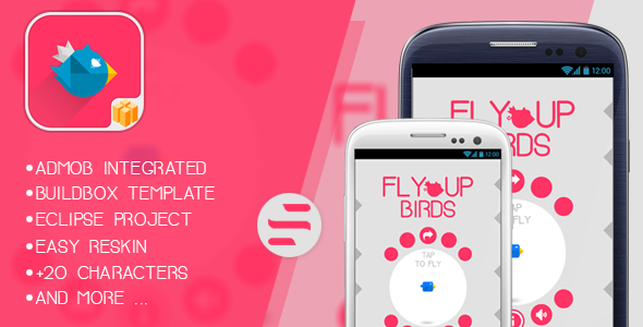 Fly Up Birds - Buildbox Game - Template Included + Android Eclipse Project » Premium Scripts, Plugins & Mobile