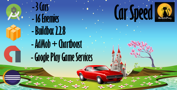 Car Speed Game | Android - Buildbox Included - Eclipse Project - Easy Reskin - Multiple characters » Premium Scripts, Plugins & Mobile