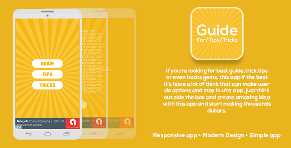 Best Guide For - TIPS - TRICKS - HOW TO + Admob » Premium Scripts, Plugins & Mobile