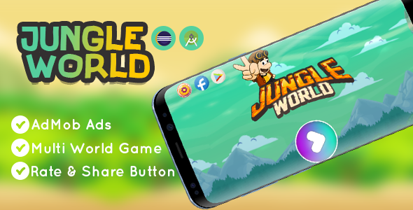 Jungle World Game - Eclipse & Android Studio - AdMob Ads » Premium Scripts, Plugins & Mobile