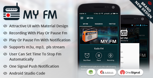 MY FM - Live Streaming Android App » Premium Scripts, Plugins & Mobile