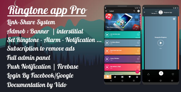 Ringtone App Pro - Material Design » Premium Scripts, Plugins & Mobile