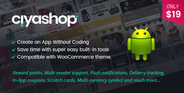 CiyaShop Native Android Application based on WooCommerce » Premium Scripts, Plugins & Mobile