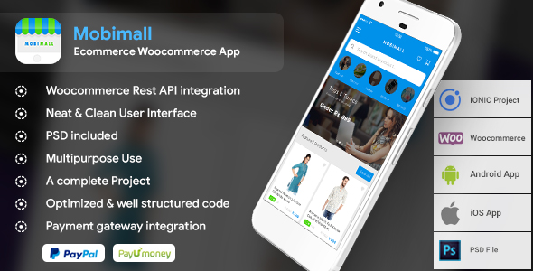 Mobimall - Ecommerce Woocommerce Android + iOS App IONIC 3 &raquo; Premium Scripts, Plugins &amp; Mobile