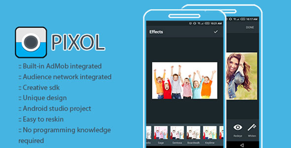 Pixol Powerful Photo Editor App For Android » Premium Scripts, Plugins & Mobile
