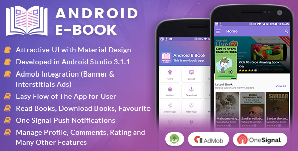 Android E-Book App with Material Design » Premium Scripts, Plugins & Mobile
