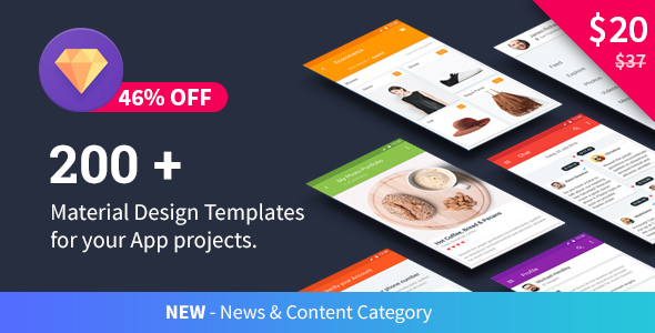 Material Design Templates » Premium Scripts, Plugins & Mobile