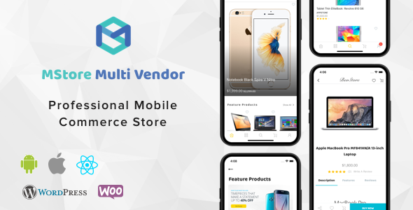 MStore Multi Vendor v1.0.1 - Complete React Native template for WooCommerce » Premium Scripts, Plugins & Mobile