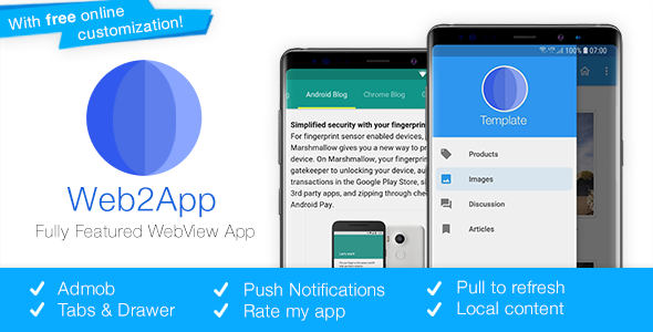 Web2App v3.3 - Quickest Feature-Rich Android Webview » Premium Scripts, Plugins & Mobile
