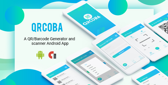QRcoba v2.0 - A QR/Barcode Generator and Scanner Android App with Admob &raquo; Premium Scripts, Plugins &amp; Mobile