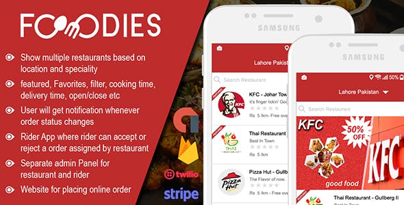 Restaurant Food Delivery & Ordering System With Delivery Boy - Android v1.1.2 » Premium Scripts, Plugins & Mobile