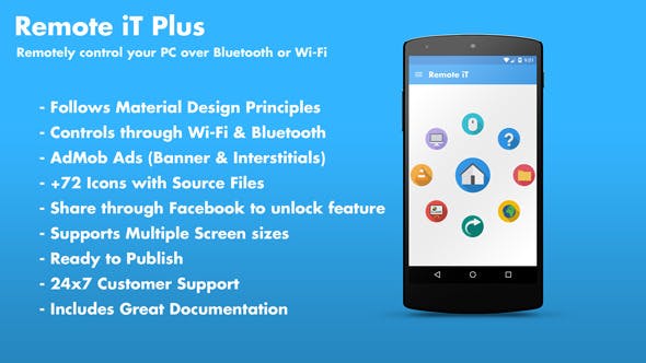 Remote iT Plus 2.0 - Control your PC + Admob + Share » Premium Scripts, Plugins & Mobile