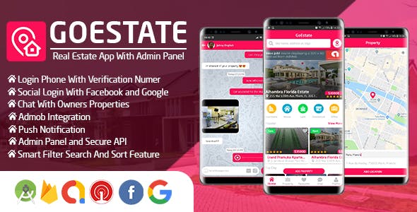 GoEstate - Real Estate App With Admin Panel &raquo; Premium Scripts, Plugins &amp; Mobile