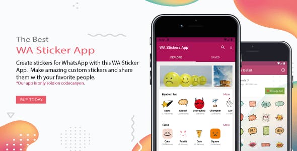 Online Android Stickers App for WhatsApp with Sticker Maker » Premium Scripts, Plugins & Mobile