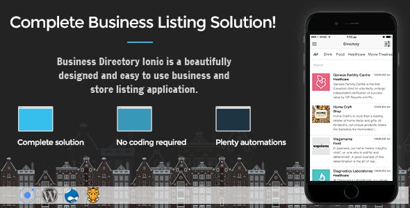 Business Directory Ionic 3 r16 - Full Application with Firebase and Backendless backend » Premium Scripts, Plugins & Mobile