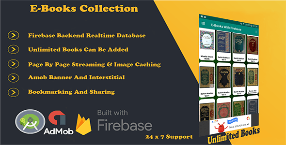 Books Collection App with FireBase » Premium Scripts, Plugins & Mobile