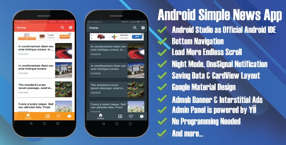 Arthur Android Simple News App » Premium Scripts, Plugins & Mobile