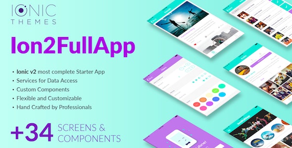 Ion2FullApp v1.1.3 - Full Ionic Template for Ionic 3+ » Premium Scripts, Plugins & Mobile