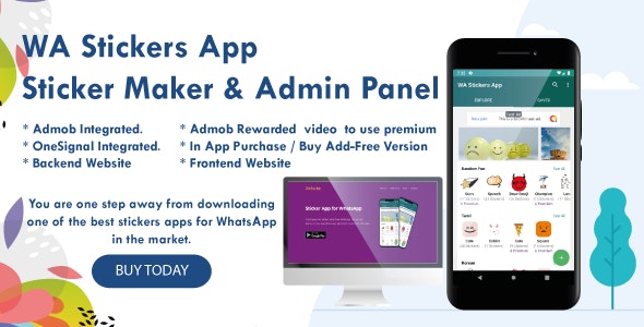 Emrys Online Android Stickers App for WhatsApp with Sticker Maker v1.2.5 » Premium Scripts, Plugins & Mobile