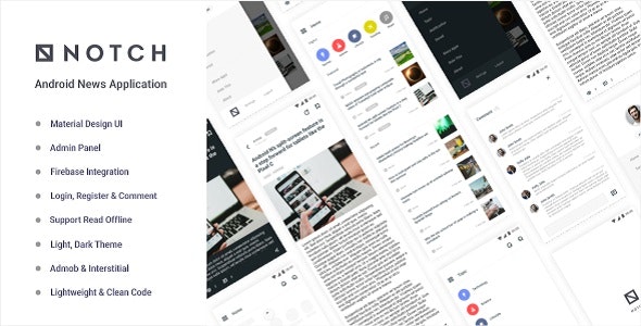 Notch - Android News Application » Premium Scripts, Plugins & Mobile