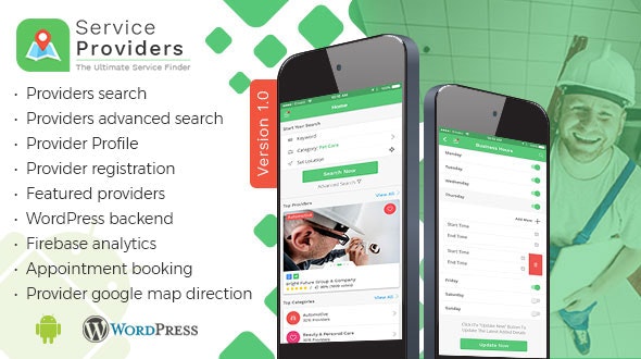 Listingo v8.0 - Service Providers, Business Finder Android Native App » Premium Scripts, Plugins & Mobile