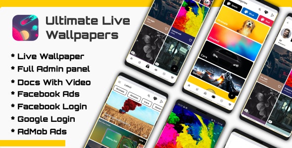 Ultimate Live Wallpapers Application (GIF/Video/Image) v1.0 » Premium Scripts, Plugins & Mobile