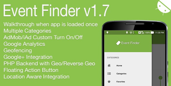 Event Finder Full Android Application v1.7 » Premium Scripts, Plugins & Mobile