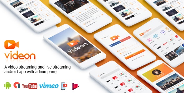 Videon v2.1.3 - A video streaming android app with admin panel » Premium Scripts, Plugins & Mobile