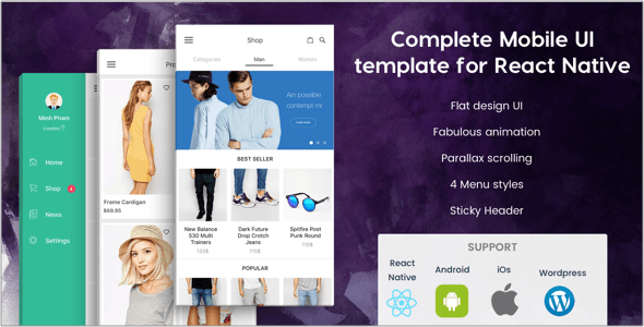 BeoStore v3.9.6 - Complete Mobile UI template for React Native &raquo; Premium Scripts, Plugins &amp; Mobile