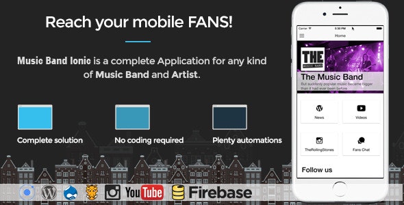 Music Band v17 - Ionic 3 - Full Application » Premium Scripts, Plugins & Mobile