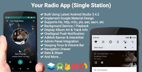 Your Radio App (Single Station) v4.0.1 » Premium Scripts, Plugins & Mobile