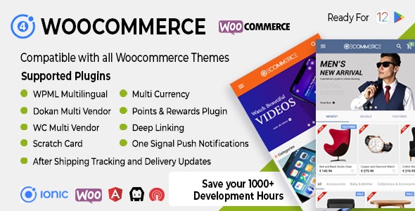 Ionic Woocommerce v3.0.1 - Universal iOS & Android Ecommerce / Store Full Mobile App » Premium Scripts, Plugins & Mobile