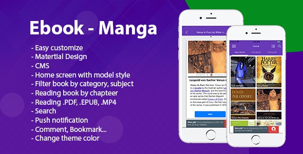 Ebook v1.0 - Manga iOS » Premium Scripts, Plugins & Mobile