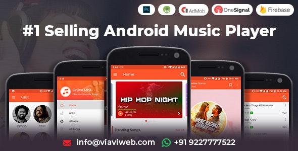 Android Music Player v4 - Online MP3 (Songs) App » Premium Scripts, Plugins & Mobile