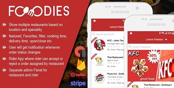 Native Restaurant Food Delivery & Ordering System With Delivery Boy - Android v2.0.9 » Premium Scripts, Plugins & Mobile