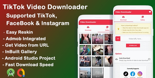 Tiktok, Facebook, Instagram video downloader v1.0 » Premium Scripts, Plugins & Mobile
