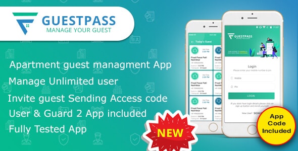 GuestPass - Apartment Guest Managment App » Premium Scripts, Plugins & Mobile