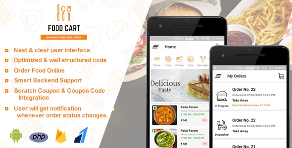 Food Cart v1.0 - Online Food Delivery App &raquo; Premium Scripts, Plugins &amp; Mobile