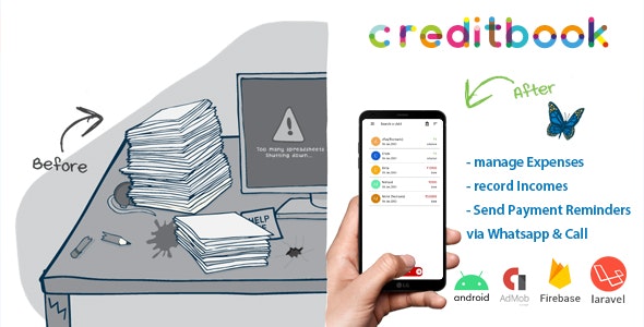 CreditBook v1.1 - Start Online Credit Android App - nulled » Premium Scripts, Plugins & Mobile