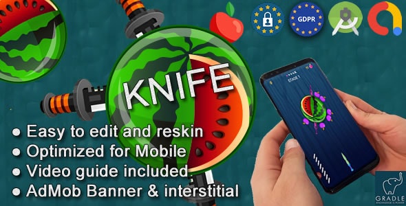 Knife (Admob + GDPR + Android Studio) » Premium Scripts, Plugins & Mobile