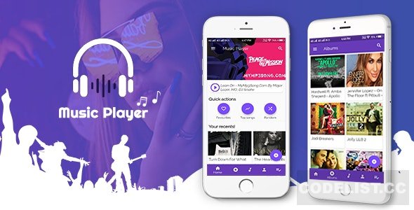 Flutter App-Music Player v1.0 » Premium Scripts, Plugins & Mobile