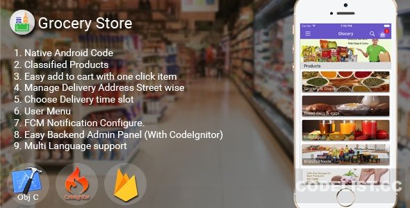 iOS Grocery Store App v1.2 » Premium Scripts, Plugins & Mobile