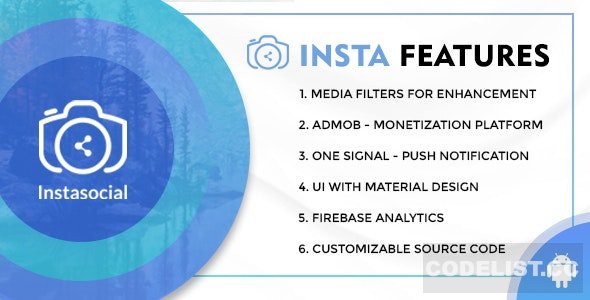 Instasocial v1.0 - An Instagram like social media app with creative filters and editing tools » Premium Scripts, Plugins & Mobile