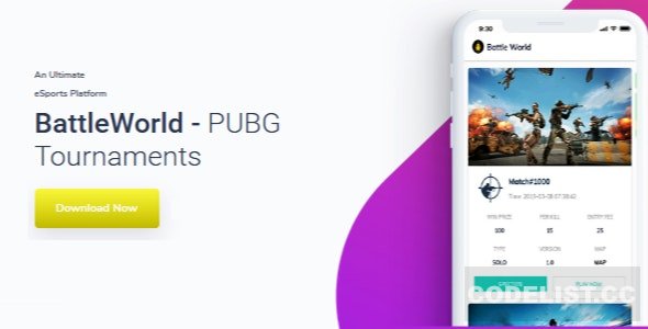 BattleWorld v4.0 - PUBG Tournament App Source Code with Admin Panel &raquo; Premium Scripts, Plugins &amp; Mobile