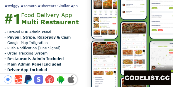 Food, Grocery, Meat Delivery Mobile App with Admin Panel v1.0 » Premium Scripts, Plugins & Mobile