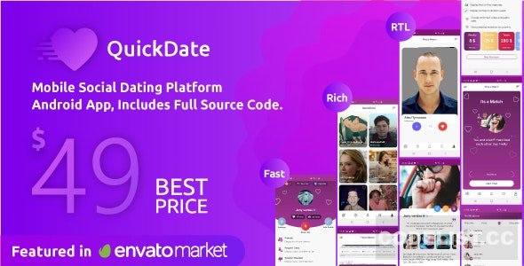 QuickDate Android v1.6.1 - Mobile Social Dating Platform Application » Premium Scripts, Plugins & Mobile