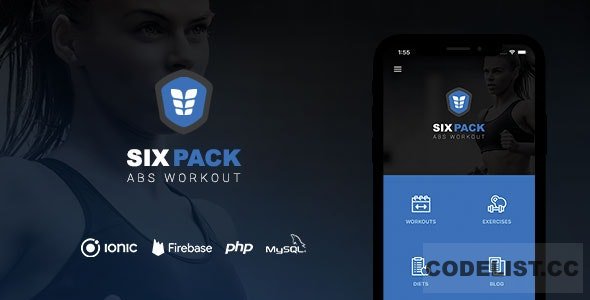 SixPack v1.0 - Complete Ionic 5 Fitness App + Backend » Premium Scripts, Plugins & Mobile