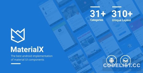 MaterialX v2.7 - Android Material Design UI Components &raquo; Premium Scripts, Plugins &amp; Mobile