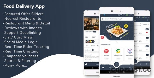 Restaurant Food Delivery App with Delivery Boy v1.0 &raquo; Premium Scripts, Plugins &amp; Mobile