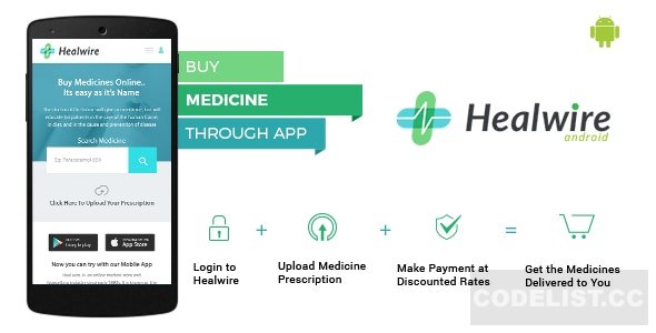 Healwire Android v1.1.2 - Online Medical Store » Premium Scripts, Plugins & Mobile